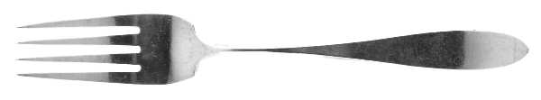 French Antique (Sterling, 1901) Solid Youth Tea Fork