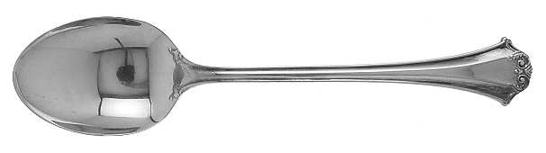 French Chippendale (Silverplate-1981) Place/Oval Soup Spoon