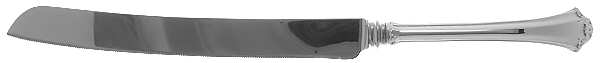 French Chippendale (Silverplate-1981) Wedding Cake Knife with Stainless Blade