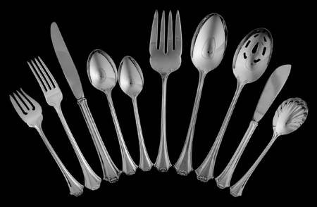 French Chippendale (Silverplate-1981) 45 Piece Starter Set