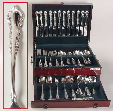 Georgian Rose (Sterling, 1941, No Monograms) 118 Piece Set
