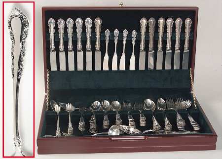 Georgian Rose (Sterling, 1941, No Monograms) 106 Piece Set