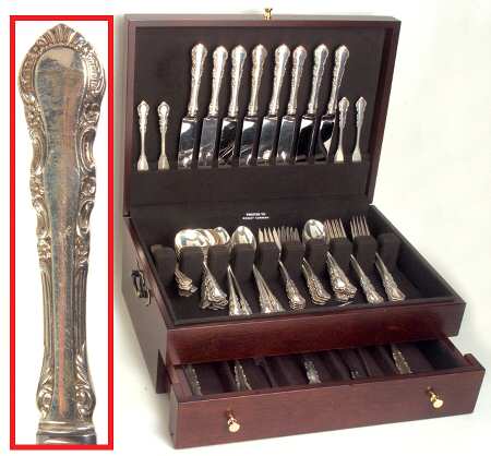 Georgian Rose (Sterling, 1941, No Monograms) 65 Piece Set
