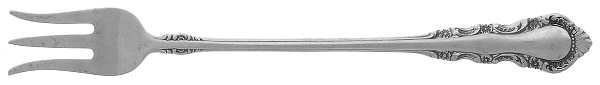Georgian Rose (Sterling, 1941, No Monograms) Cocktail/Seafood Fork by Reed & Barton