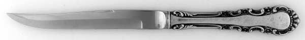 Georgian Rose (Sterling, 1941, No Monograms) Individual Steak Knife Hollow Handle