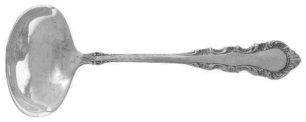 Georgian Rose (Sterling, 1941, No Monograms) Solid Gravy Ladle by Reed & Barton