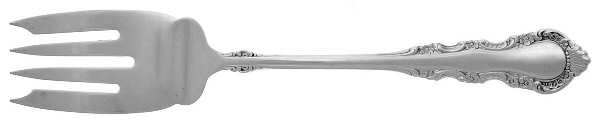 Georgian Rose (Sterling, 1941, No Monograms) Individual Salad Fork
