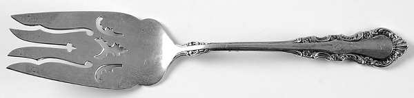 Georgian Rose (Sterling, 1941, No Monograms) Fork-Cold Meat/Servg-Sm/Solid