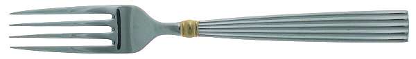 Golden Crescendo (Stainless, Gold Accent) Fork