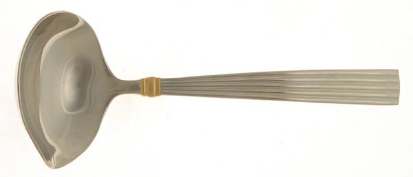 Golden Crescendo (Stainless, Gold Accent) Solid Gravy Ladle