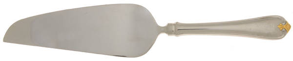 Golden Rosecliff (Stainless-Gold Accent) Pie and Cake Server, Solid Piece