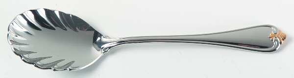 Golden Rosecliff (Stainless-Gold Accent) Sugar Shell Spoon