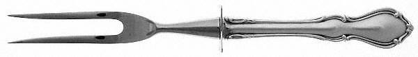 Hampton Court (Sterling, 1964) Small Carving Fork W/Sterling Guard