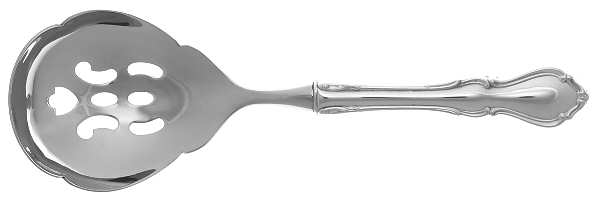 Hampton Court (Sterling, 1964) Pierced Serving Spoon with Stainless Bowl