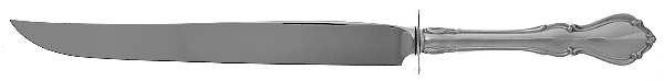 Hampton Court (Sterling, 1964) Large Carving/Roast Knife StnlBl w/Sterling Guard