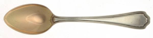 Hepplewhite-Plain (Sterling, 1907, No Monos) Demitasse Spoon