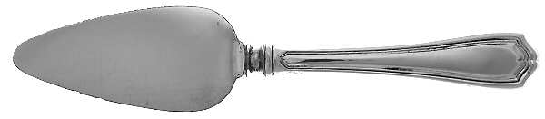 Hepplewhite-Plain (Sterling, 1907, No Monos) Cheese Server with Silverplate Blade