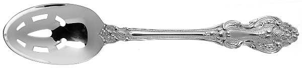 King Francis (Silverplate, 1975) Pierced Tablespoon (Serving Spoon)