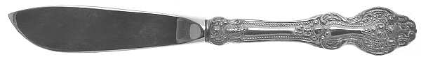 King Francis (Silverplate, 1975) Hollow Handle Master Butter Knife