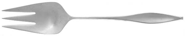 Lark (Sterling, 1960) Medium Solid Cold Meat Serving Fork