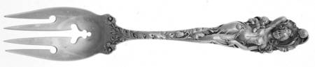 Love Disarmed (Sterling, 1899) Monogram Individual Salad Fork