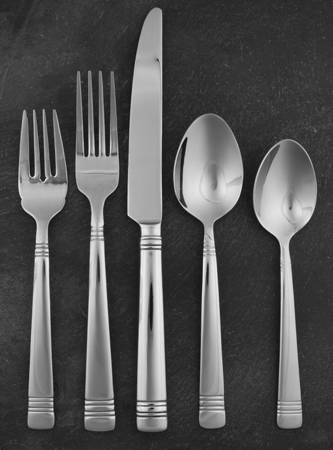 Longwood II-Longwood (Stainless) 5 Piece Place Setting