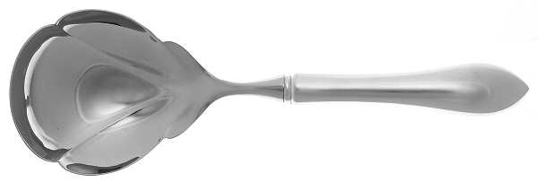 Pointed Antique (Sterling, 1895) Serving Spoon with Stainless Bowl