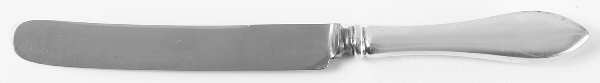 Pointed Antique (Sterling, 1895) Old French Hollow Knife with Bolster