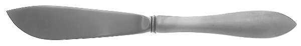 Pointed Antique (Sterling, 1895) Hollow Handle Master Butter Knife