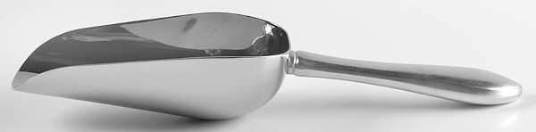 Pointed Antique (Sterling, 1895) Ice Scoop with Stainless Bowl