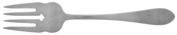Pointed Antique (Sterling, 1895) Individual Salad Fork