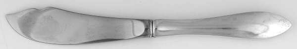 Pointed Antique (Sterling, 1895) Hollow Handle Master Butter Knife