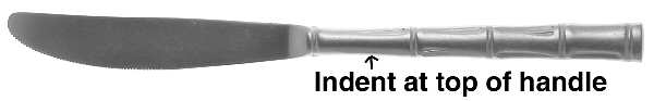Regal Bamboo (Stainless) Modern Solid Knife