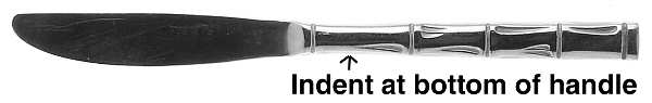Royal Bamboo (Stainless) Modern Solid Knife