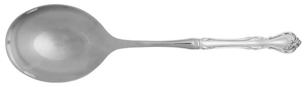 Rose Cascade (Sterling, 1957) Casserole Spoon with Smooth Stainless Bowl HC