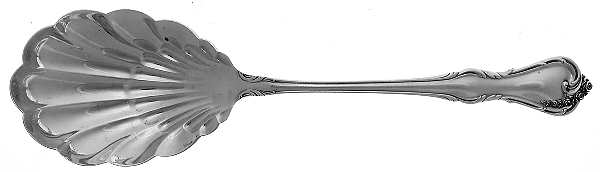 Rose Cascade (Sterling, 1957) Solid Salad Serving Spoon