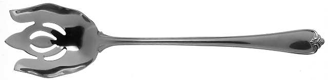 Rosecliff (Stainless, 1985) Oversize Solid Salad Servng Fork
