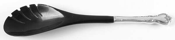 Savannah (Sterling, 1962, No Monograms) Salad Serving Fork with Plastic Prongs