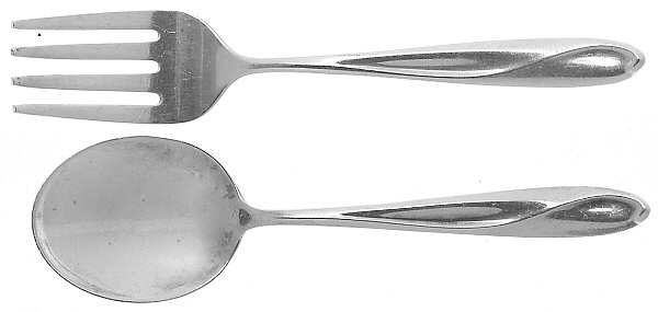 Silver Sculpture (Sterling, 1954) 2 Pc Baby Set (BF, BS)
