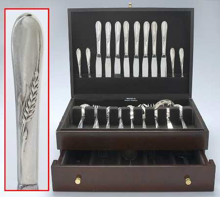 Silver Wheat (Sterling, 1952) 56 Piece Set