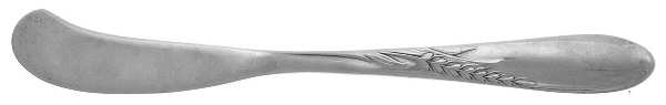 Silver Wheat (Sterling, 1952) Flat Handle Butter Spreader