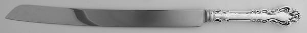 Spanish Baroque (Sterling, 1965) Wedding Cake Knife with Stainless Blade