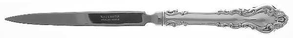 Spanish Baroque (Sterling, 1965) Letter Opener with Stainless Blade