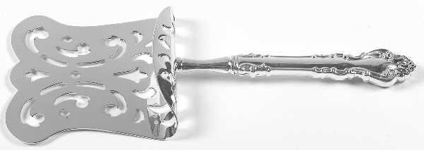 Spanish Baroque (Sterling, 1965) Hollow Asparagus Server with Silverplate Hood