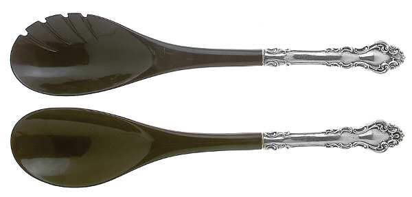 Spanish Baroque (Sterling, 1965) Plastic Bowl 2-Piece Salad Set