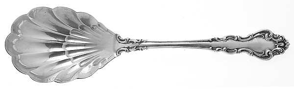 Spanish Baroque (Sterling, 1965) Solid Salad Serving Spoon