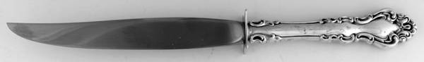 Spanish Baroque (Sterling, 1965) Small Carving Knife W/Sterling Guard