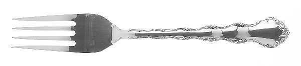 Tara (Sterling, 1955, No Monograms) Youth Fork