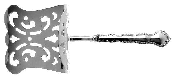 Tara (Sterling, 1955, No Monograms) Hollow Asparagus Server with Silverplate Hood