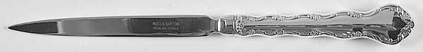 Tara (Sterling, 1955, No Monograms) Letter Opener with Stainless Blade